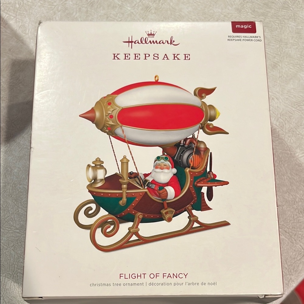 Hallmark Santa Claus flight of fancy ornament 2018